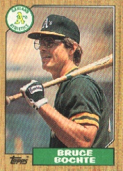 1987 Topps Baseball Cards      496     Bruce Bochte